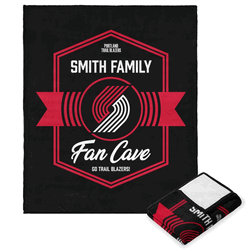 NBA Portland Trail Blazers Dominion Personalized Silk Touch Throw Blanket 50X60 Inches