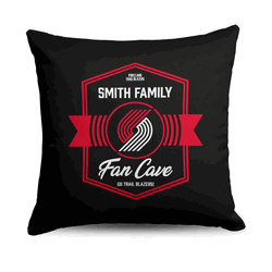 NBA Portland Trail Blazers Dominion Personalized Throw Pillow 18�18 Inches
