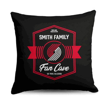 NBA Portland Trail Blazers Dominion Personalized Throw Pillow 18�18 Inches