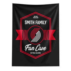 NBA Portland Trail Blazers Dominion Personalized Wall Hanging 50�60 Inches
