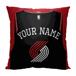 NBA Portland Trail Blazers Jersey Personalized Throw Pillow 18x18 Inches