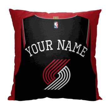 NBA Portland Trail Blazers Jersey Personalized Throw Pillow 18x18 Inches