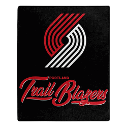 NBA Portland Trail Blazers Signature Raschel Throw Blanket 50x60 Inches