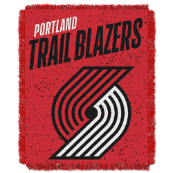 NBA Portland Trailblazers Headliner Jacquard Throw