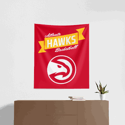 NBA Premium Atlanta Hawks Printed Wall Hanging 34in x 40in