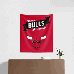 NBA Premium Chicago Bulls Printed Wall Hanging 34in x 40in