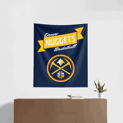 NBA Premium Denver Nuggets Printed Wall Hanging 34in x 40in