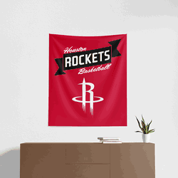 NBA Premium Houston Rockets Printed Wall Hanging 34in x 40in