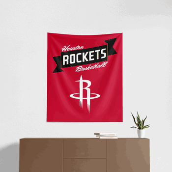 NBA Premium Houston Rockets Printed Wall Hanging 34in x 40in