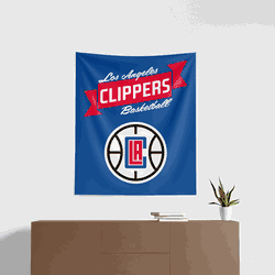 NBA Premium Los Angeles Clippers Printed Wall Hanging 34in x 40in