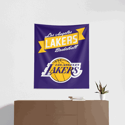 NBA Premium Los Angeles Lakers Printed Wall Hanging 34in x 40in