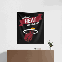 NBA Premium Miami Heat Printed Wall Hanging 34in x 40in