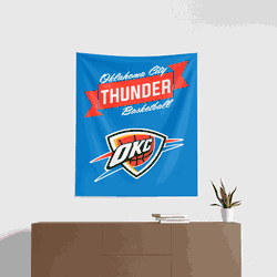 NBA Premium Oklahoma City Thunder Printed Wall Hanging 34in x 40in