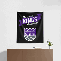 NBA Premium Sacramento Kings Printed Wall Hanging 34in x 40in