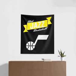 NBA Premium Utah Jazz Printed Wall Hanging 34in x 40in