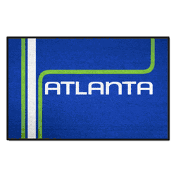 NBA Retro Atlanta Hawks Starter Mat Accent Rug - 19in. x 30in.