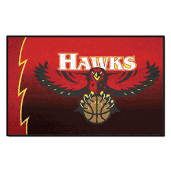 NBA Retro Atlanta Hawks Starter Mat Accent Rug - 19in. x 30in.