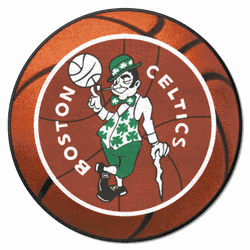 NBA Retro Boston Celtics Basketball Rug - 27in. Diameter