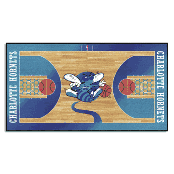 NBA Retro Charlotte Hornets Court Runner Rug - 24in. x 44in.