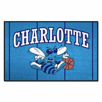 NBA Retro Charlotte Hornets Starter Mat Accent Rug - 19in. x 30in.