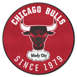 NBA Retro Chicago Bulls Roundel Rug - 27in. Diameter