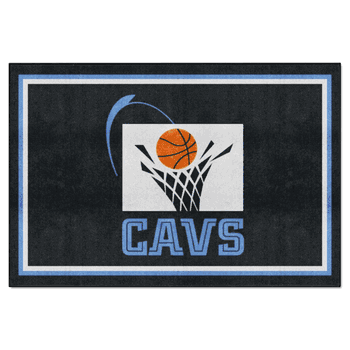 NBA Retro Cleveland Cavaliers 5ft. x 8 ft. Plush Area Rug