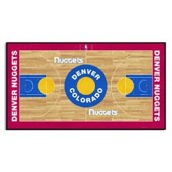 NBA Retro Denver Nuggets Court Runner Rug - 24in. x 44in.