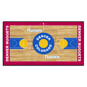 NBA Retro Denver Nuggets Court Runner Rug - 24in. x 44in.