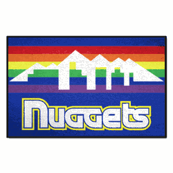 NBA Retro Denver Nuggets Starter Mat Accent Rug - 19in. x 30in.