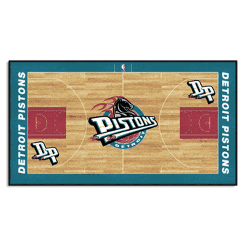 NBA Retro Detroit Pistons Court Runner Rug - 24in. x 44in.