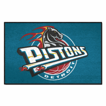 NBA Retro Detroit Pistons Starter Mat Accent Rug - 19in. x 30in.