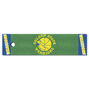 NBA Retro Golden State Warriors Putting Green Mat - 1.5ft. x 6ft.