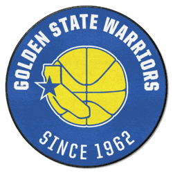 NBA Retro Golden State Warriors Roundel Rug - 27in. Diameter