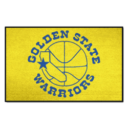 NBA Retro Golden State Warriors Starter Mat Accent Rug - 19in. x 30in.