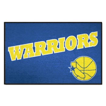 NBA Retro Golden State Warriors Starter Mat Accent Rug - 19in. x 30in.