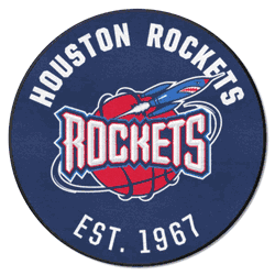 NBA Retro Houston Rockets Roundel Rug - 27in. Diameter