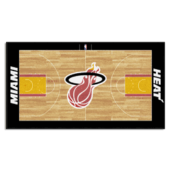 NBA Retro Miami Heat Court Runner Rug - 24in. x 44in.