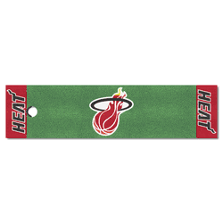 NBA Retro Miami Heat Putting Green Mat - 1.5ft. x 6ft.