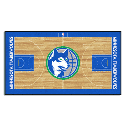 NBA Retro Minnesota Timberwolves Court Runner Rug - 24in. x 44in.