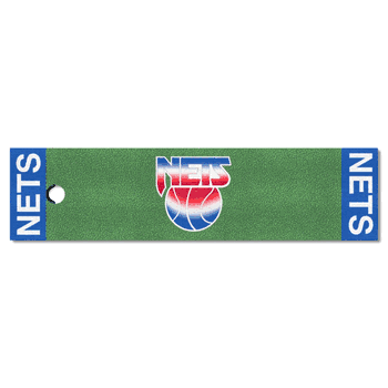 NBA Retro New Jersey Nets Putting Green Mat - 1.5ft. x 6ft.