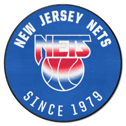 NBA Retro New Jersey Nets Roundel Rug - 27in. Diameter