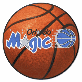 NBA Retro Orlando Magic Basketball Rug - 27in. Diameter