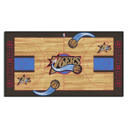 NBA Retro Philadelphia 76ers Court Runner Rug - 24in. x 44in.