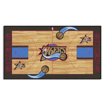 NBA Retro Philadelphia 76ers Court Runner Rug - 24in. x 44in.