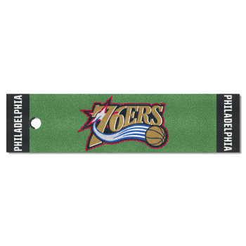 NBA Retro Philadelphia 76ers Putting Green Mat - 1.5ft. x 6ft.