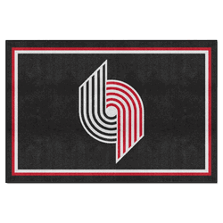 NBA Retro Portland Trail Blazers 5ft. x 8 ft. Plush Area Rug