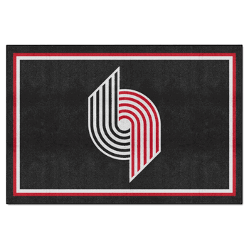 NBA Retro Portland Trail Blazers 5ft. x 8 ft. Plush Area Rug