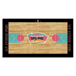 NBA Retro San Antonio Spurs Court Runner Rug - 24in. x 44in.
