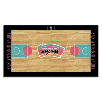 NBA Retro San Antonio Spurs Court Runner Rug - 24in. x 44in.