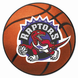 NBA Retro Toronto Raptors Basketball Rug - 27in. Diameter